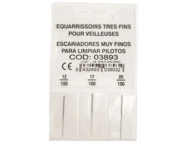 Jeu de fraises à évaser pour injecteurs 0,12 - 0,17 - 0,20 mm | 03893