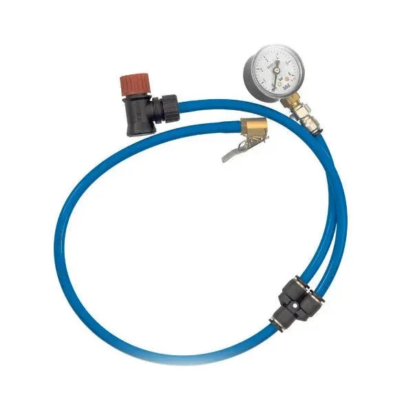 Manomètre de charge bouteille CO2 0-4 bar connexion verticale universelle