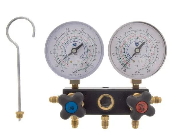 Analyseur 2 voies R134 R404 R407 0,80 mm - STANDARD