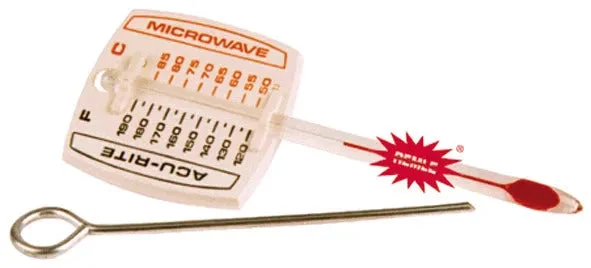 Thermomètre d'alcool maximum 160ºC - STANDARD