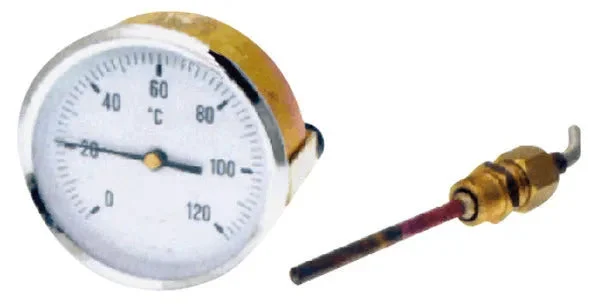 Thermomètre à aiguille pour lave-linge 0º120ºC 1500mm