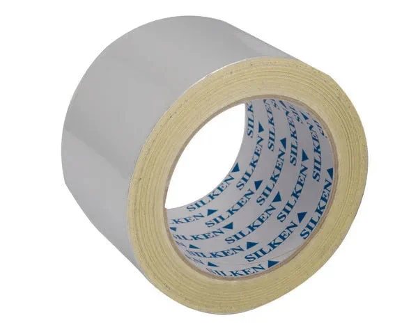Aluminium adhésif 50 m x 75 mm. 40 microns - STANDARD