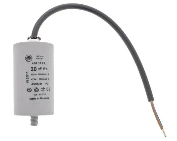 Condensateur de Fonctionnement avec Câble 20,0 µF - STANDARD