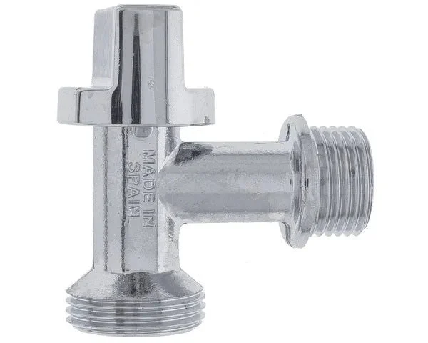 Robinet universel pour lave-linge 90º chromé
