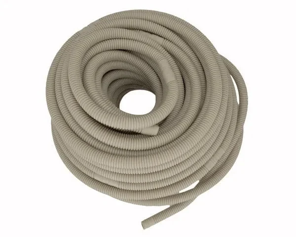Tuyau ondulé 16 mm embouts 18/20 mm 50 m - STANDARD