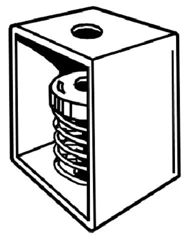 Antivibrateur tm55 unité pour charges de 20/50 kg - STANDARD