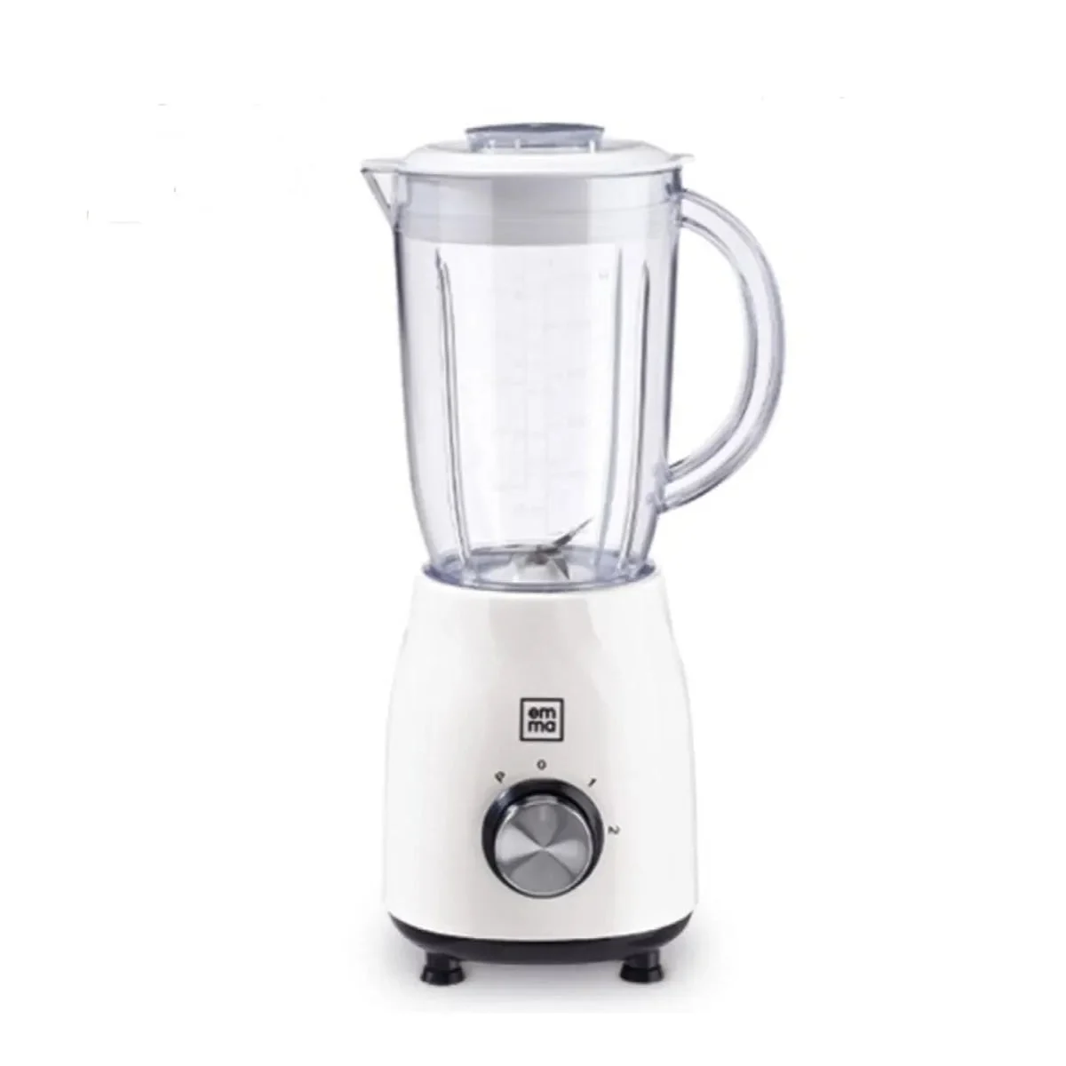 Blender en verre blanc 350W Emma 1,2L