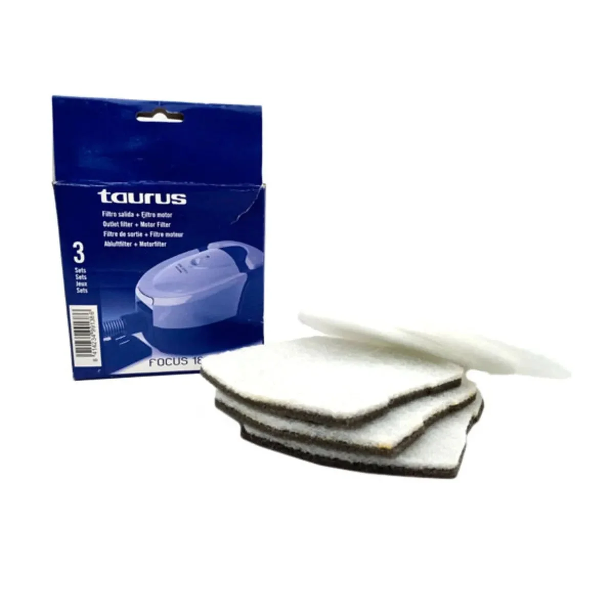 Moteur et filtre de sortie d'aspirateur Taurus Focus 1800 999138