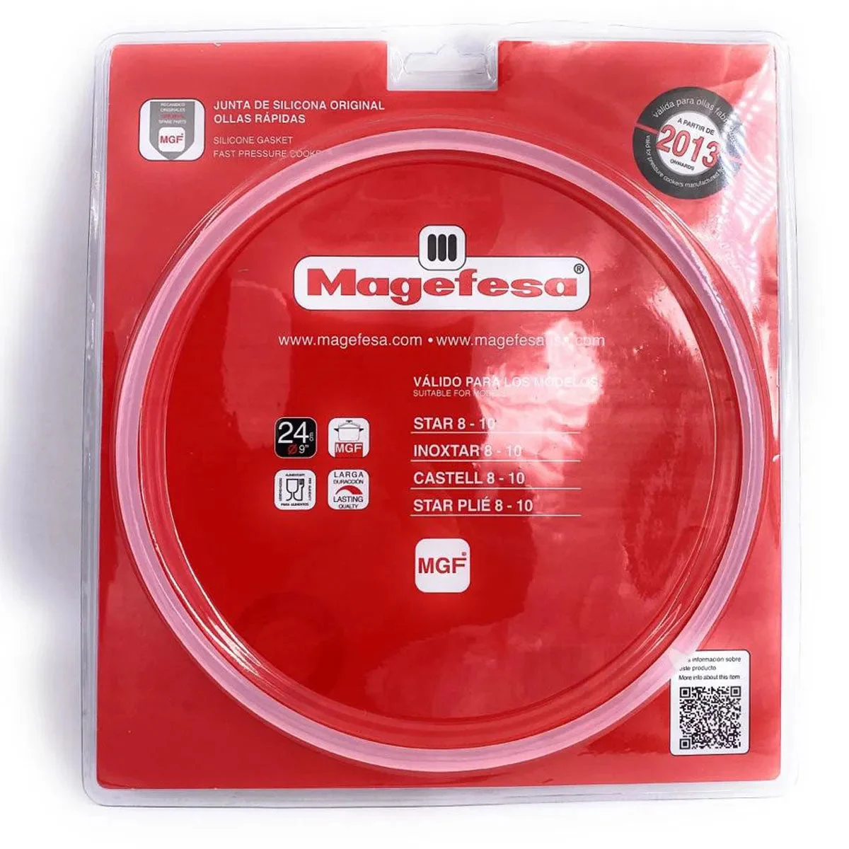 Joint en silicone pour autocuiseur Magefesa STAR 24cm. 09REME24STC
