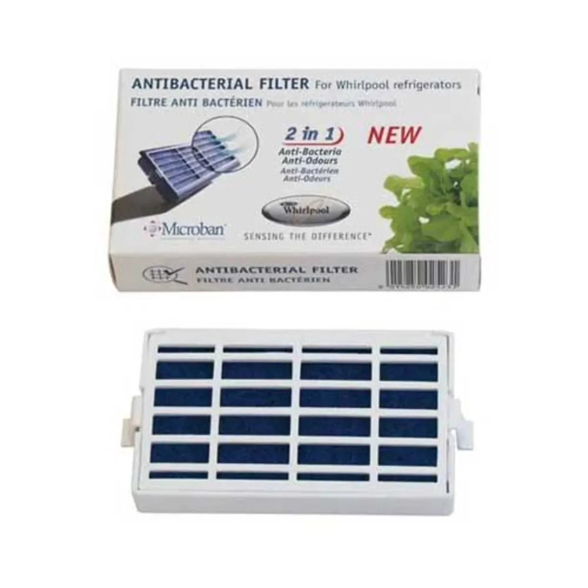 Filtre antibactérien pour réfrigérateur Whirlpool 481248048172