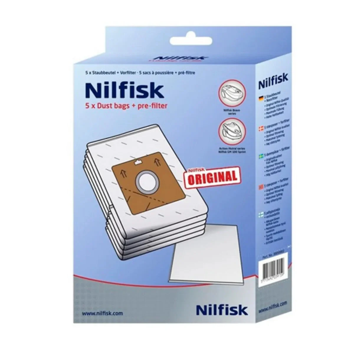 Nilfisk Sac aspirateur Bravo - Action - Astral 30050002