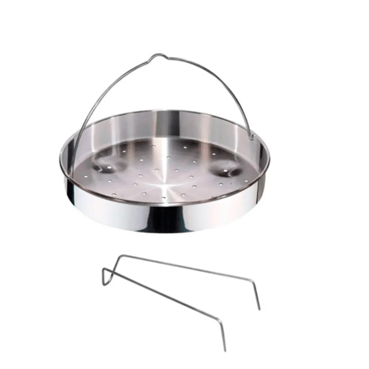 Panier et support de casserole en acier inoxydable Magefesa 22cm
