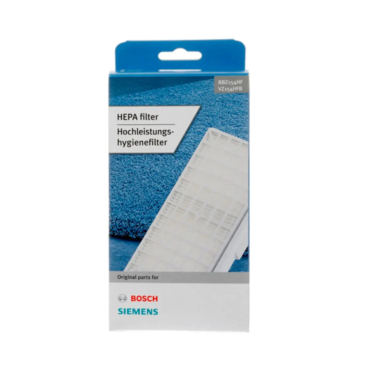 Filtre HEPA pour aspirateur Bosch, Siemens 17007966