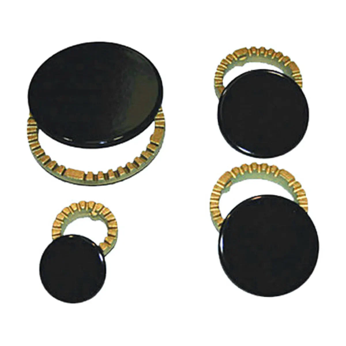 Lot de 4 couvercles de brûleur pour cuisinière à gaz Ariston Indesit