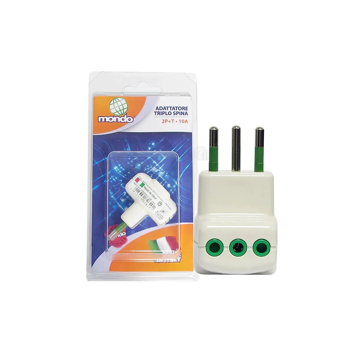 GBC - ADAPTATEUR TRIPLE EN Y FICHE ITALIENNE 10A - AST-55301166