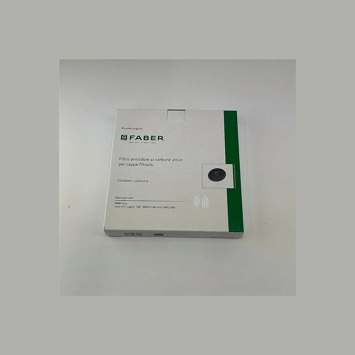 Filtre à charbon actif circulaire pour hotte Faber 1120157238