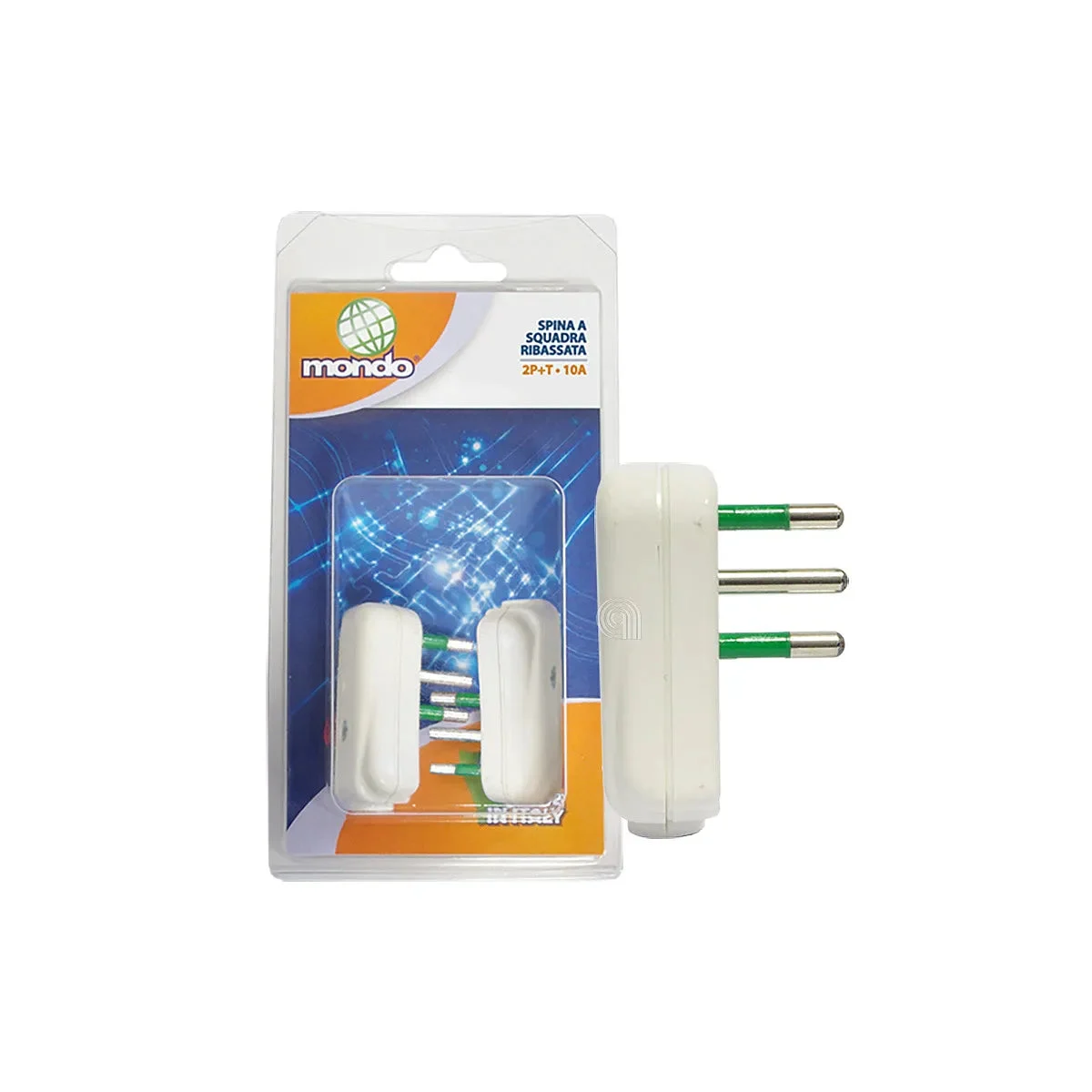 GBC - Prise d'angle à profil bas 2P+T 10A - AST-55301170