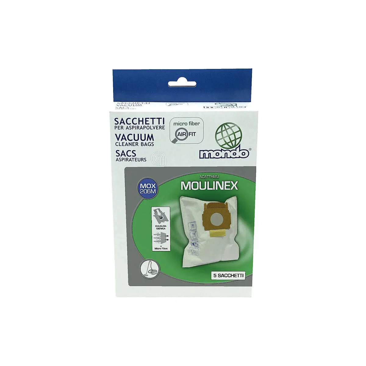 MOULINEX ELECTROLUX - Sacs pour aspirateur - A26B02