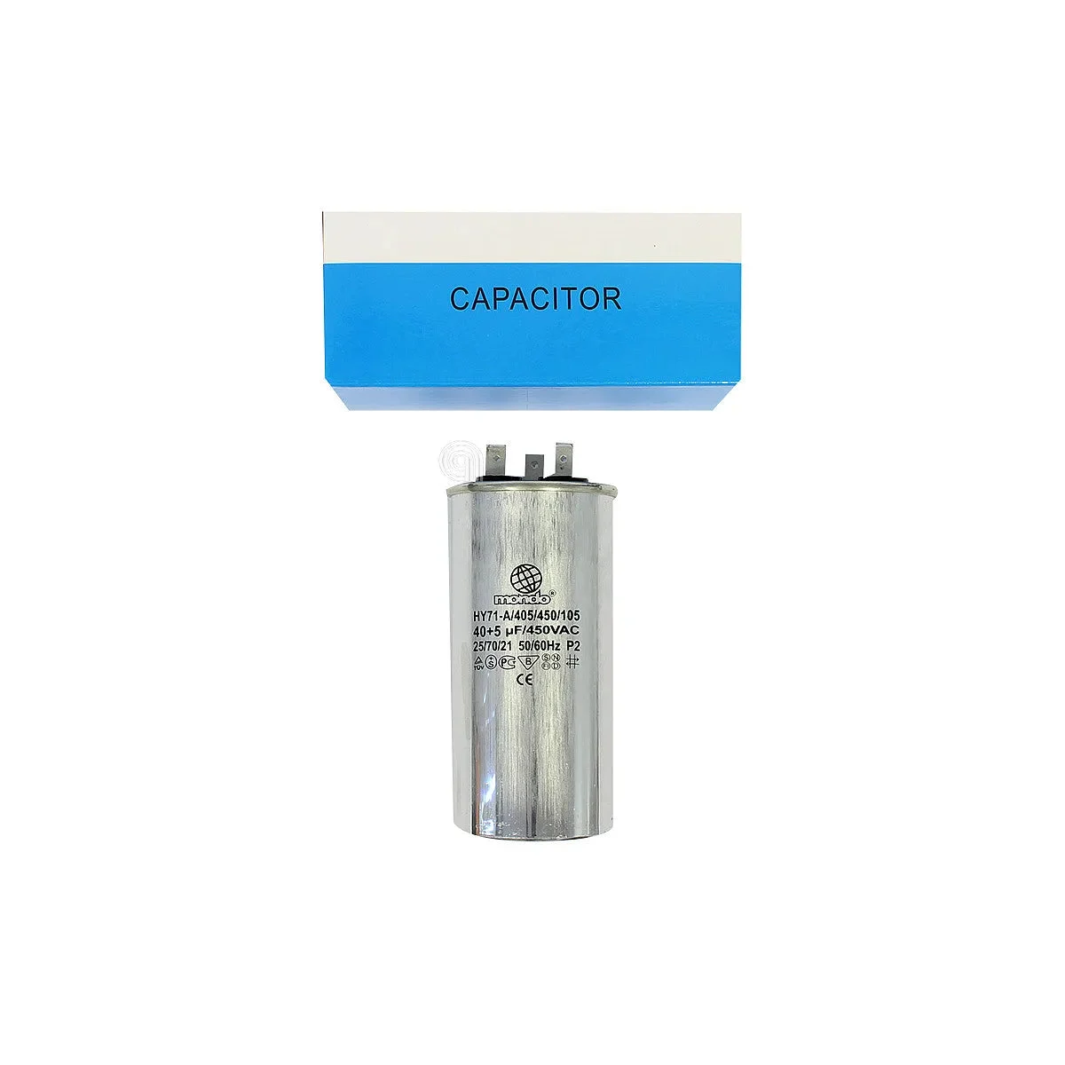 UNIVERSAL - Condensateur métallique double 40uF + 5uF 450V pour réfrigérateur - AST-00230355