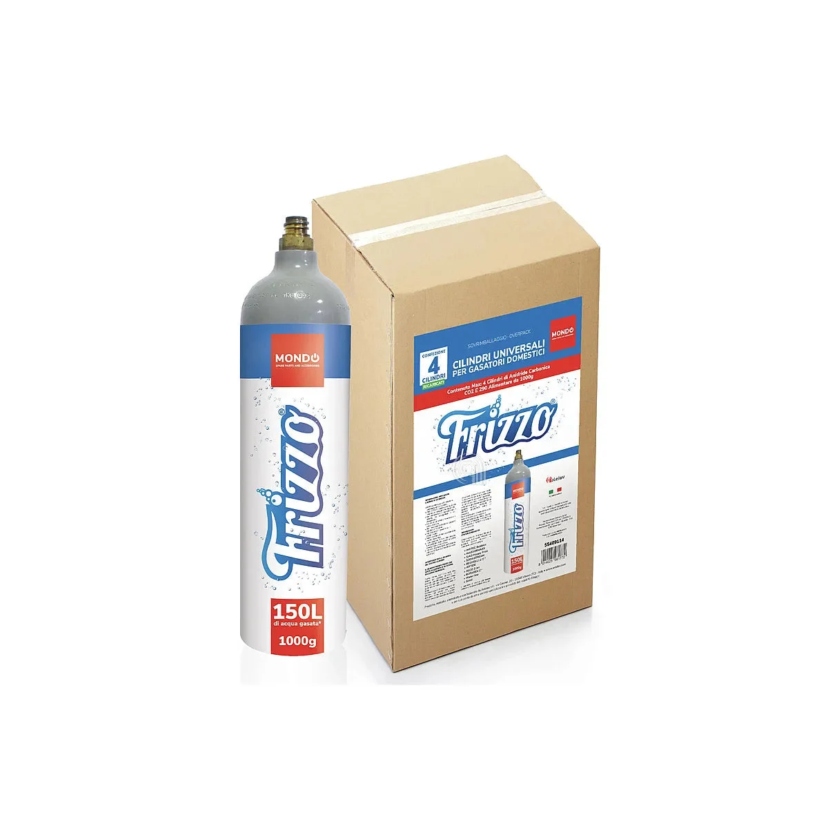 FRIZZO MONDO - Bouteille de CO2 Distributeur d'Eau - AST-55409114