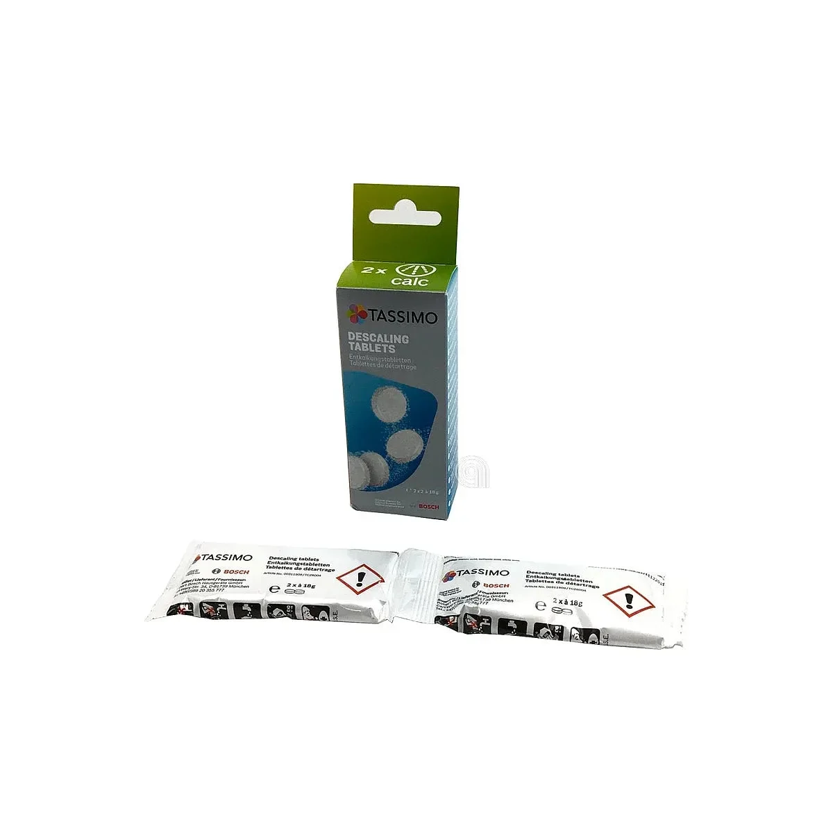 pastilles détartrantes pour cafetière Bosch et Siemens 00311909