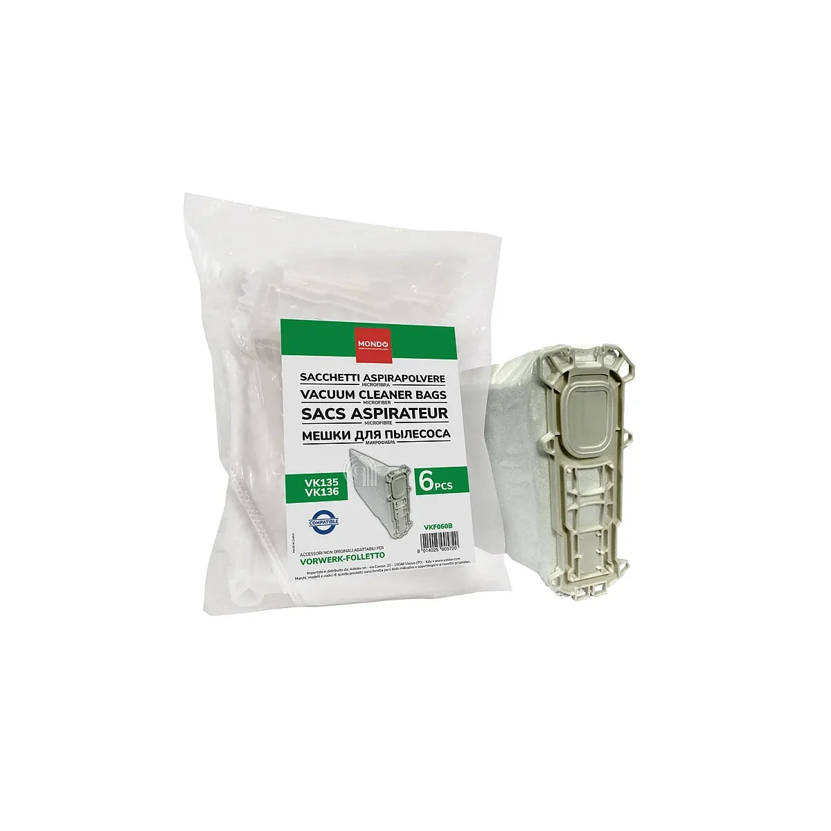 VORWERK-FOLLETTO - Sac filtre Super Filtrello Aspirateur - 45030
