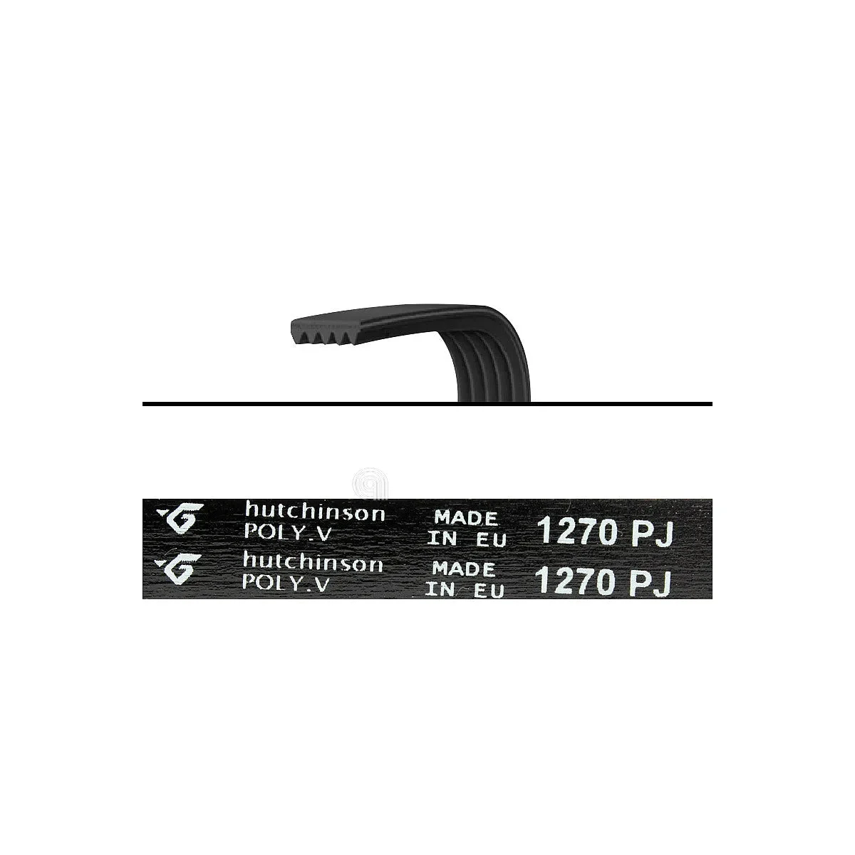 WHIRLPOOL - Courroie de Transmission J5 1270 Poly-V pour Lave-linge - AST-00126213