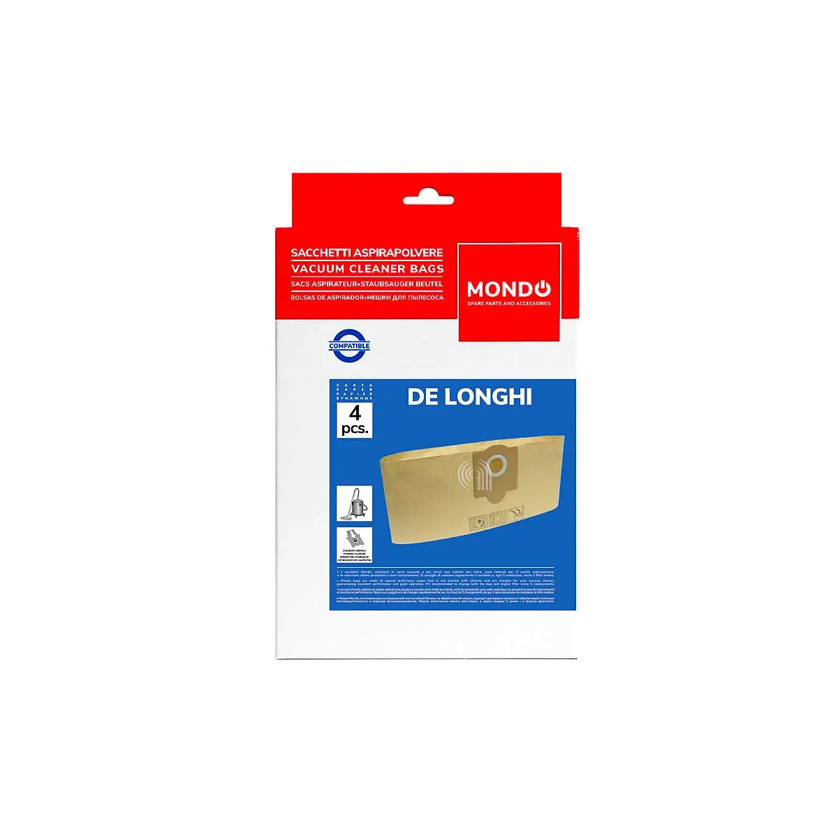 DE LONGHI - Sacs pour aspirateur - VT507862