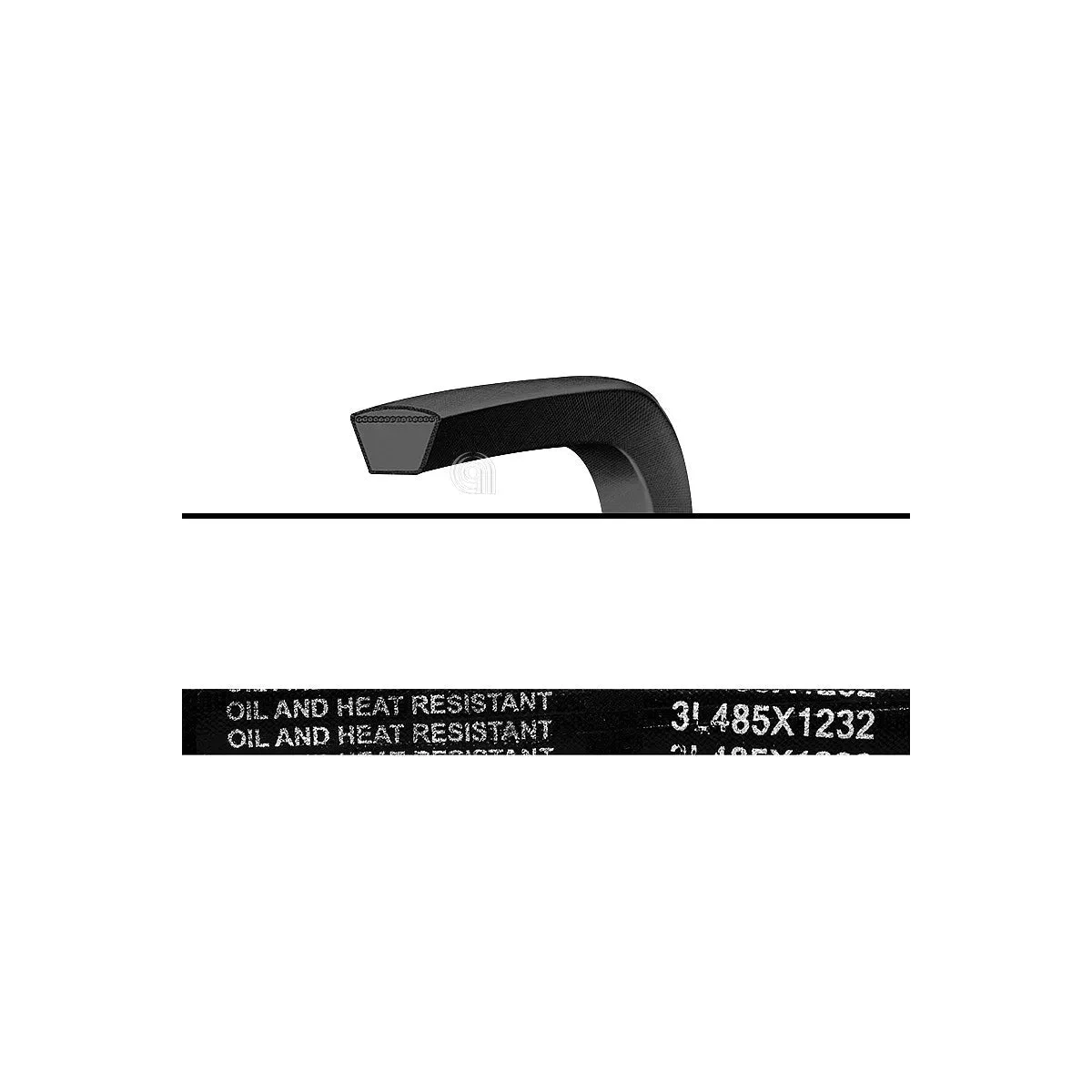 WHIRLPOOL - Courroie trapézoïdale pour lave-linge - 481281728286