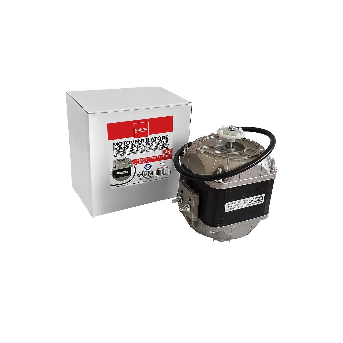 UNIVERSAL MONDO - Moteur Ventilateur Universel pour Congélateur et Réfrigérateur - AST-00231020