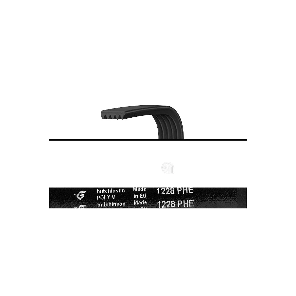 VESTEL, BOMPANI, SMEG, WHIRLPOOL, INDESIT - Courroie Poly-V pour Machine à Laver - 1228H6