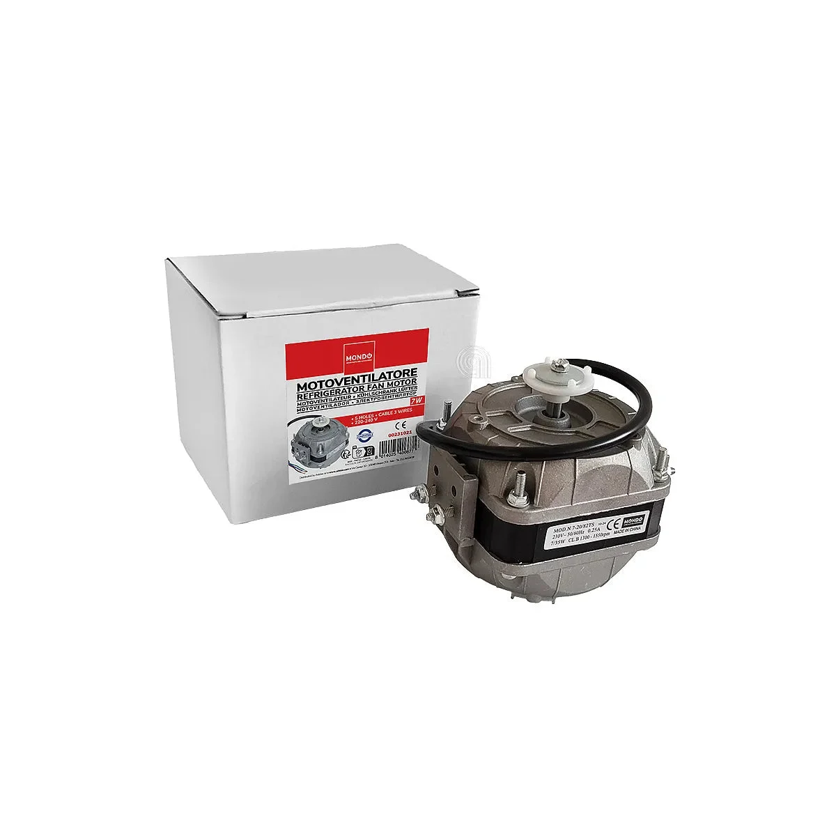 UNIVERSAL MONDO - Moteur Ventilateur 7W Réfrigérateur Congélateur - AST-00231021