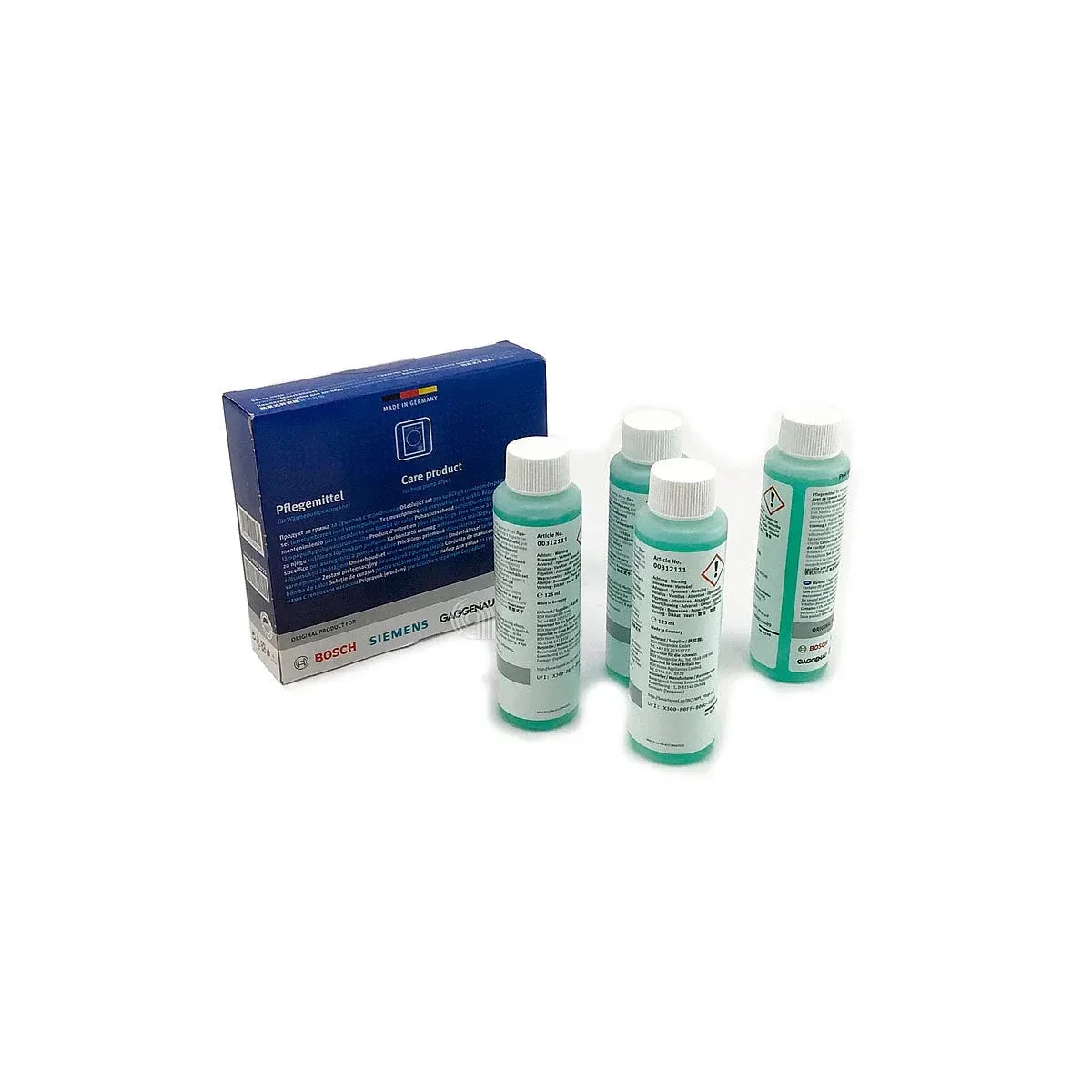 Set de nettoyage pour sèche-linge Bosch avec codes 00311805, 00311829