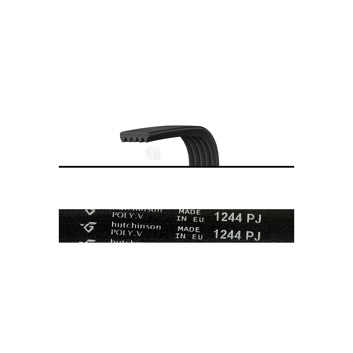 WHIRLPOOL, INDESIT, GORENJE - Courroie Poly-V J5 pour Machine à Laver - 1244J5