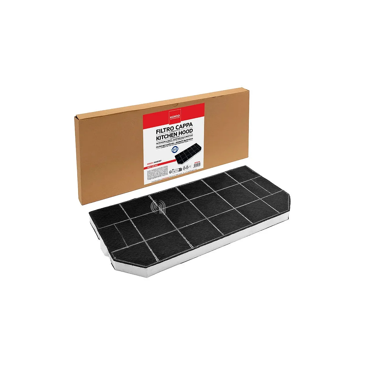 BOSCH, SIEMENS, NEFF, MONDO - Filtre à charbon pour hotte aspirante - 00460367