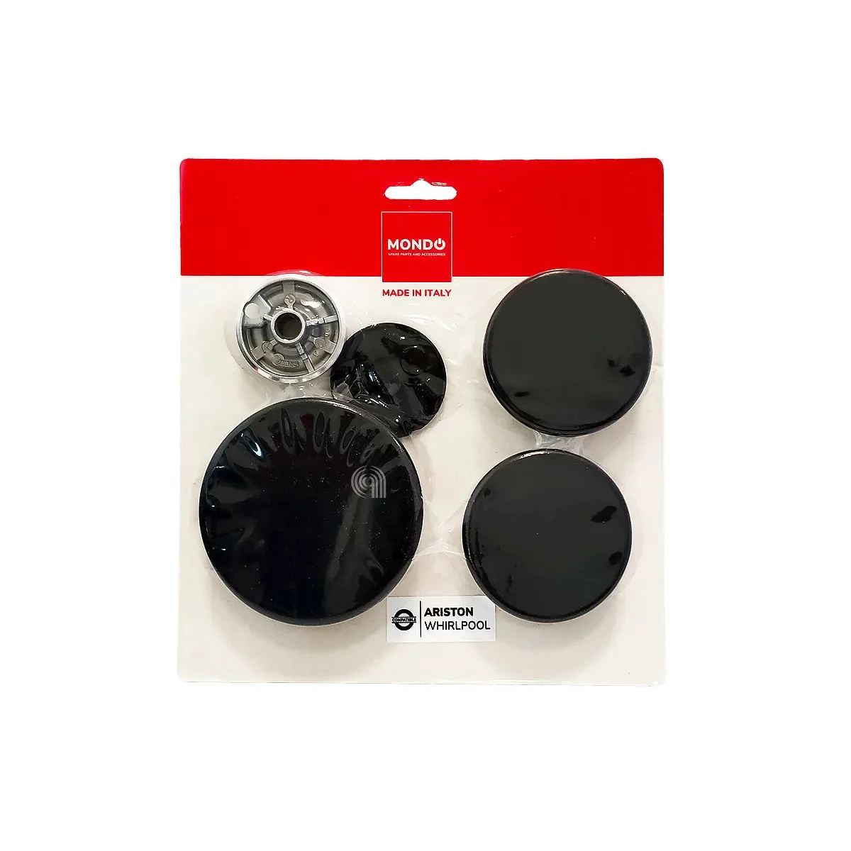 ARISTON, WHIRLPOOL, FRANKE - Ensemble de brûleurs et coupelles pour plaque de cuisson - AST-55605047