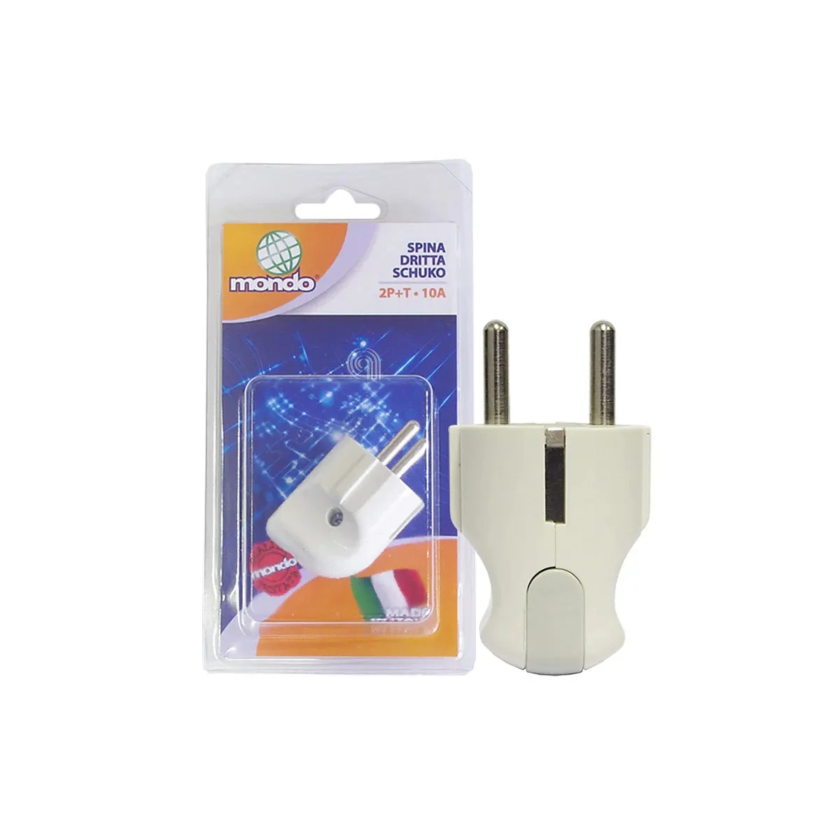 GBC - Fiche droite Schuko 2P+T 16A - 55301174