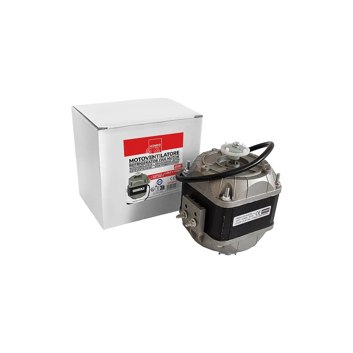 UNIVERSAL MONDO - Moteur Ventilateur Réfrigérateur Congélateur - AST-00231018