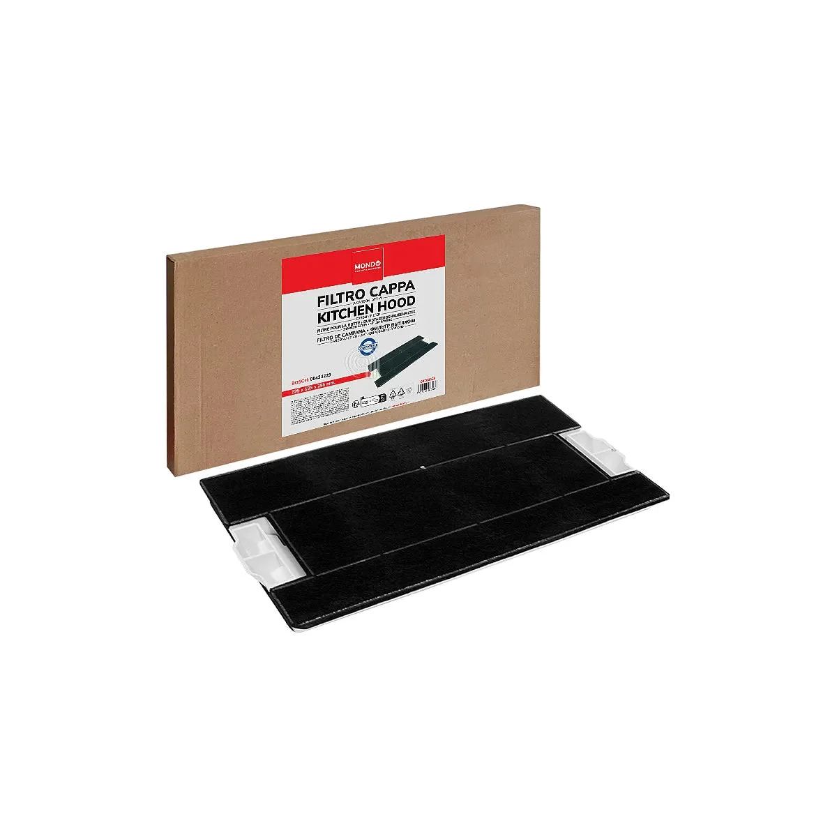 BOSCH SIEMENS CONSTRUCTA NEFF GAGGENAU MONDO - Filtre à charbon pour hotte aspirante - 00434229