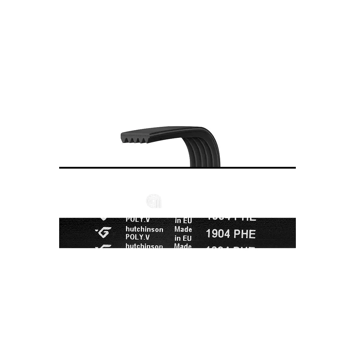 ARDO ARISTON WHIRLPOOL - Courroie de Transmission pour Lave-linge Sèche-linge 1904 H7 EL - 416001600