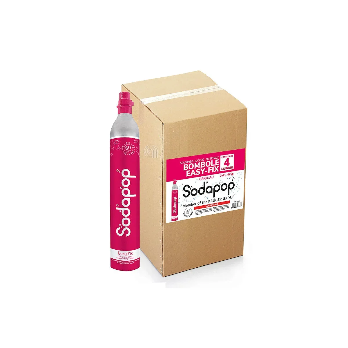 SODAPOP - Cylindre de CO2 pour distributeur d'eau - AST-00903006