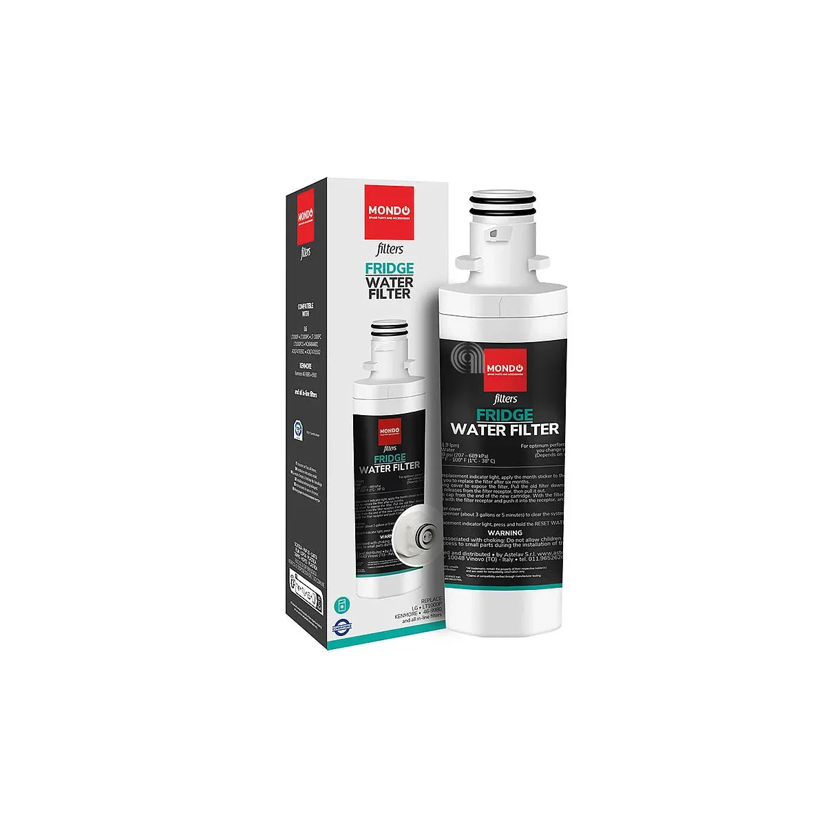 MONDO - Filtre à Eau Adaptable pour Réfrigérateur - LT1000P