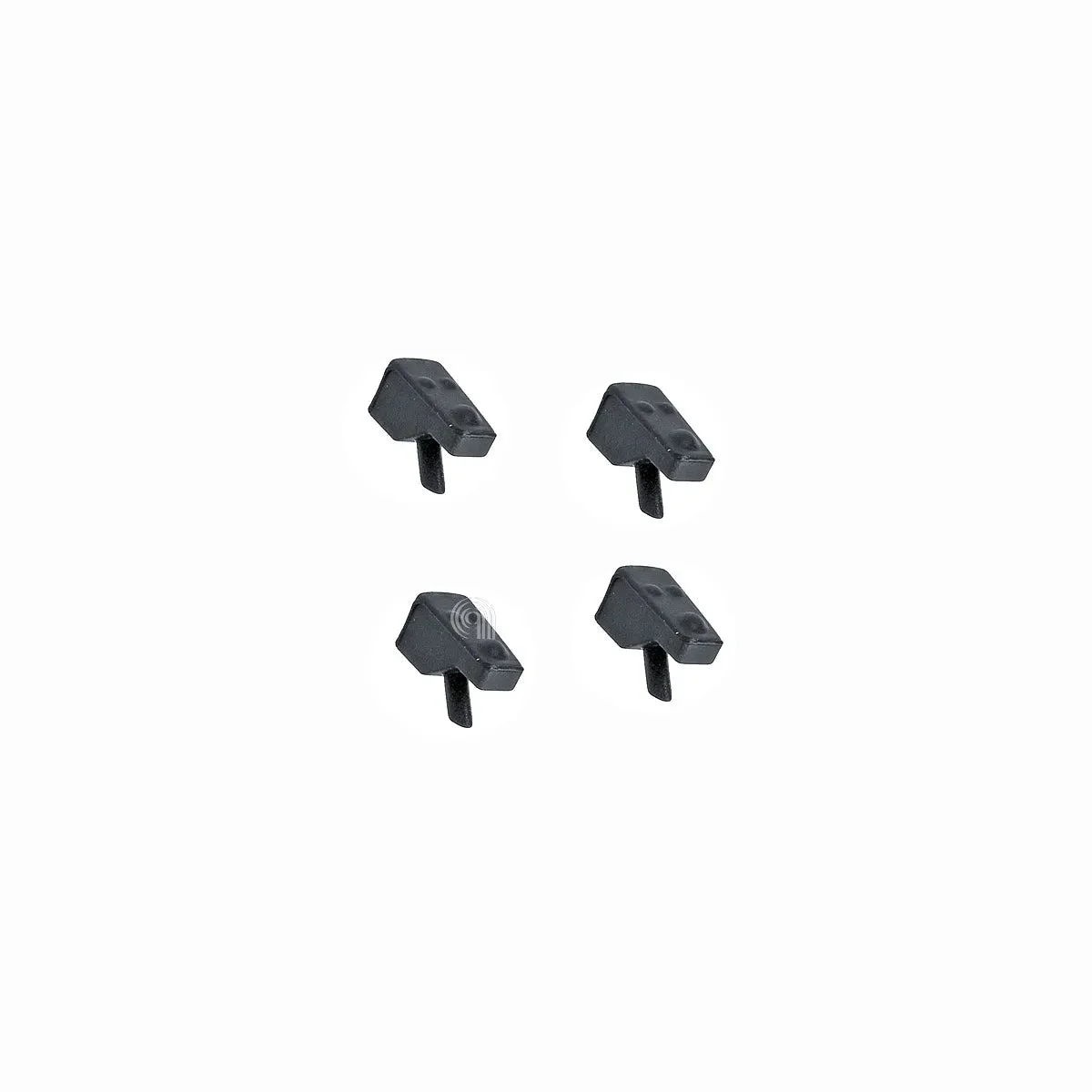 INDESIT, WHIRLPOOL - Kit de 4 pieds en caoutchouc pour grille de plaque de cuisson - C00313506