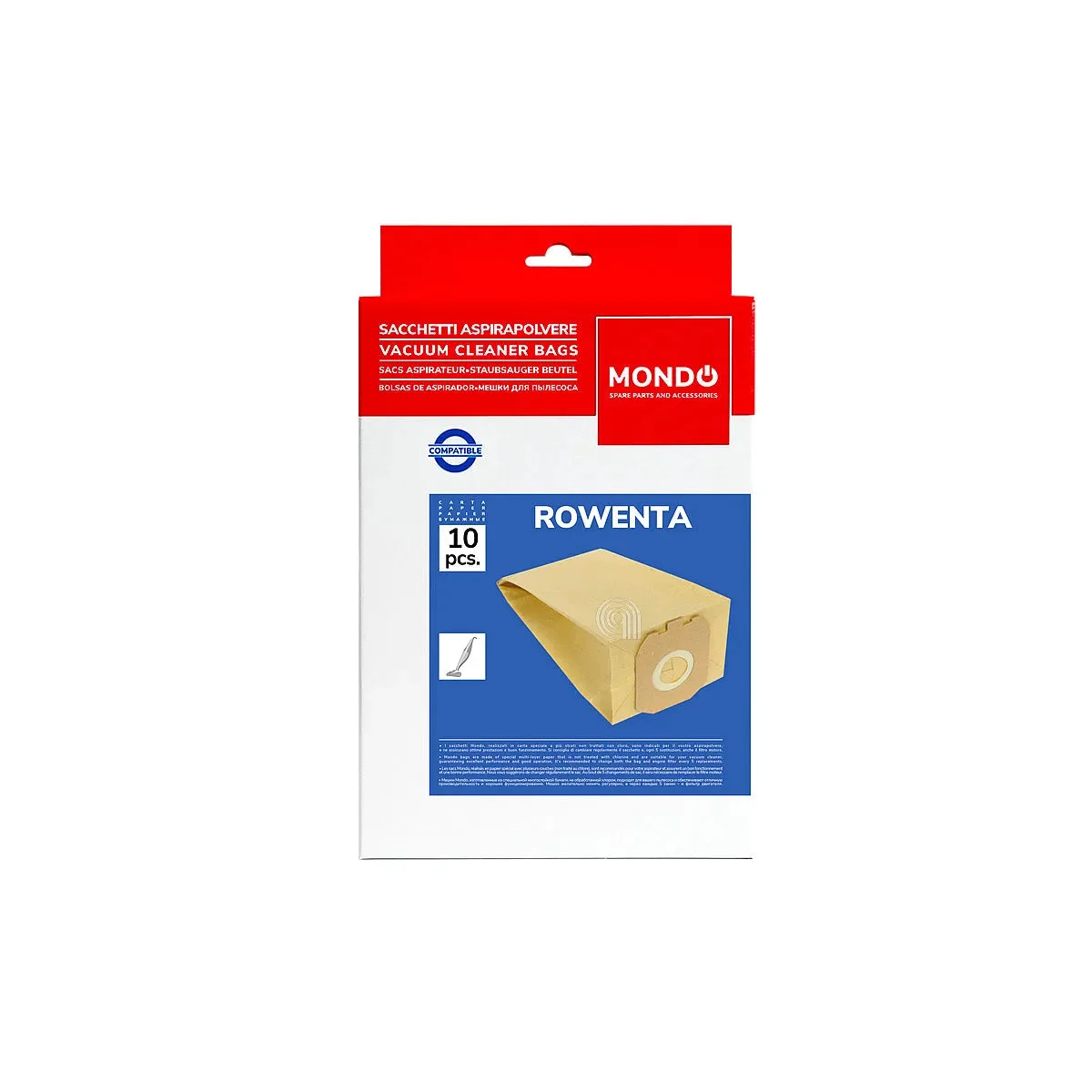 ROWENTA - Sacs d'aspirateur - ZR0022