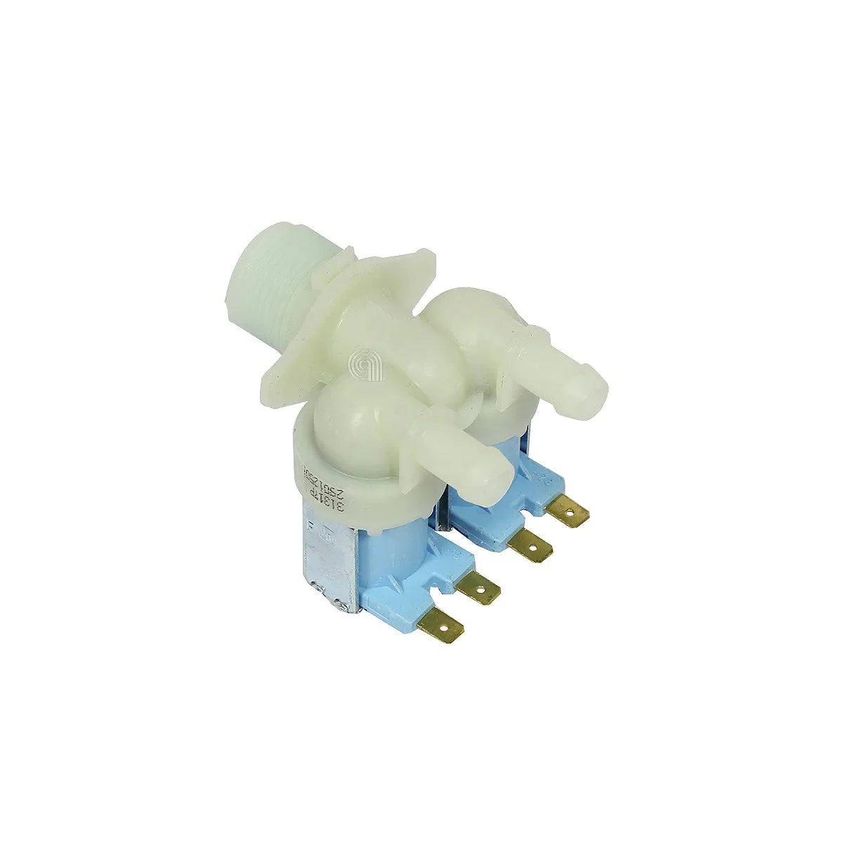 BEKO, INDESIT - Valve électromagnétique 2 voies 180° 12 mm pour lave-linge - 2901250100