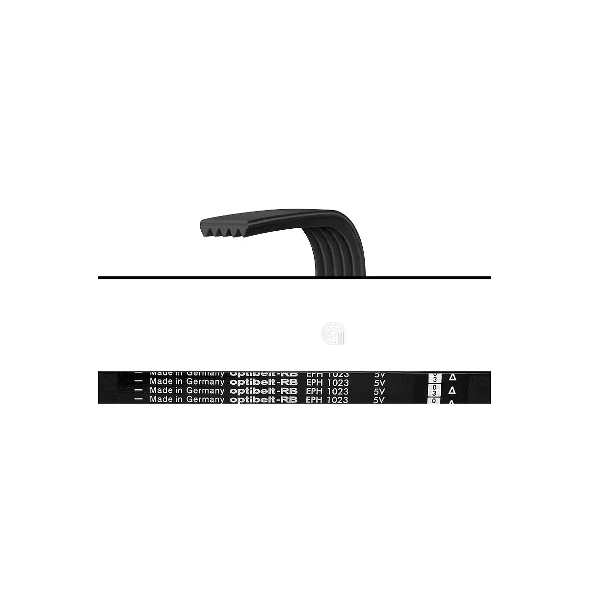 ARDO MERLONI - Courroie Poly-V H8 1023 pour lave-linge - AST-00126654