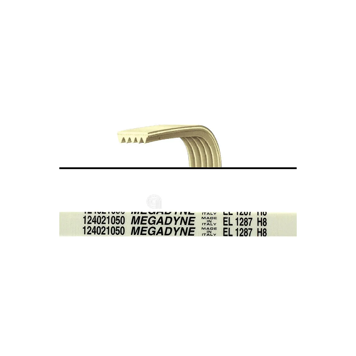 ELECTROLUX - Courroie de Transmission pour Lave-linge 1287 H8 EL - 1326721006