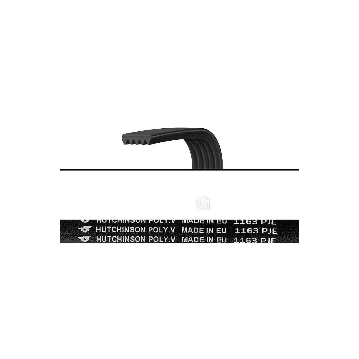 BOSCH - Courroie de Transmission J4 1163 Poly-V pour Lave-linge - 00661153