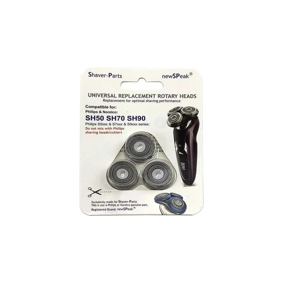 PHILIPS - Têtes de rasoir électrique - SH50