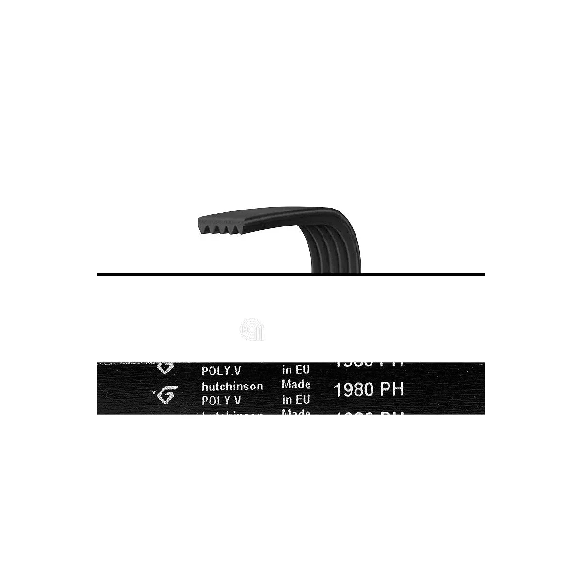 ELECTROLUX, ZANUSSI - Courroie de sèche-linge - 1980H7